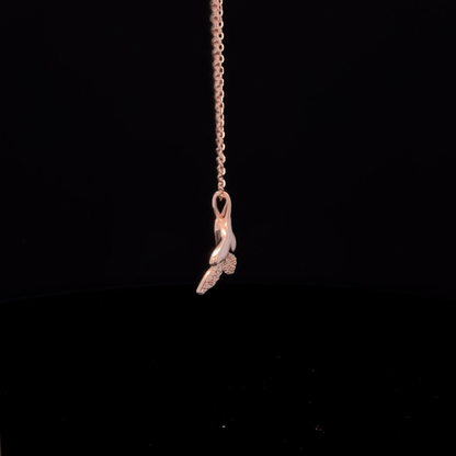 Fin Rosegold Chain With Pendant