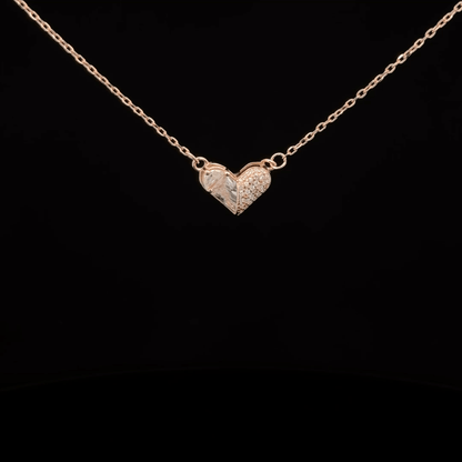 Heart Rosegold Chain With Pendant