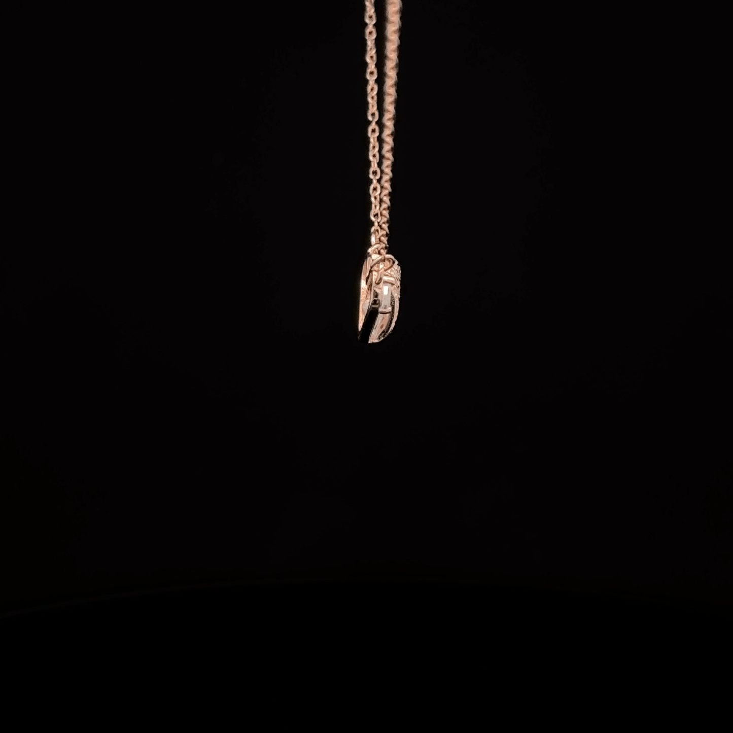 Heart Rosegold Chain With Pendant