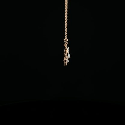 Pearl Rosegold Chain With Pendant