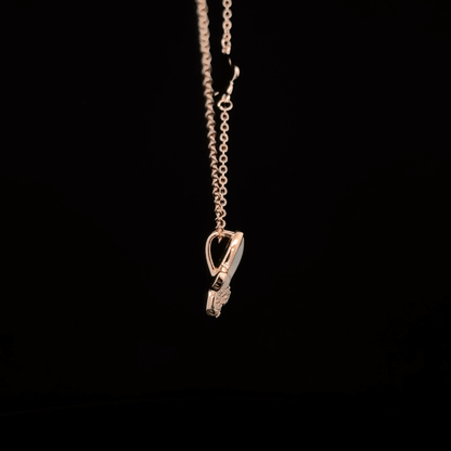 Butterfly Rosegold Chain With Pendant