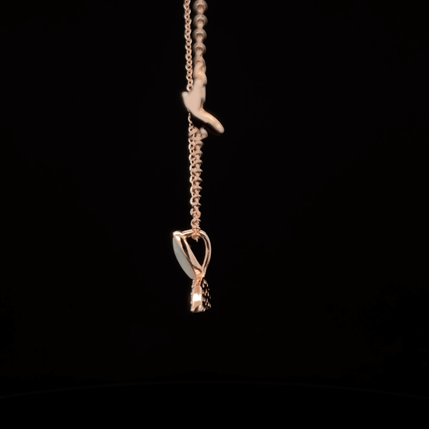 Butterfly Rosegold Chain With Pendant