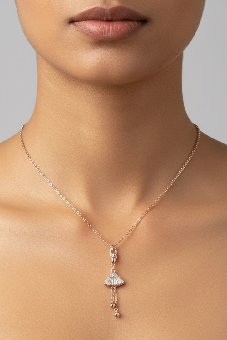 Skirt Rosegold Chain With Pendant