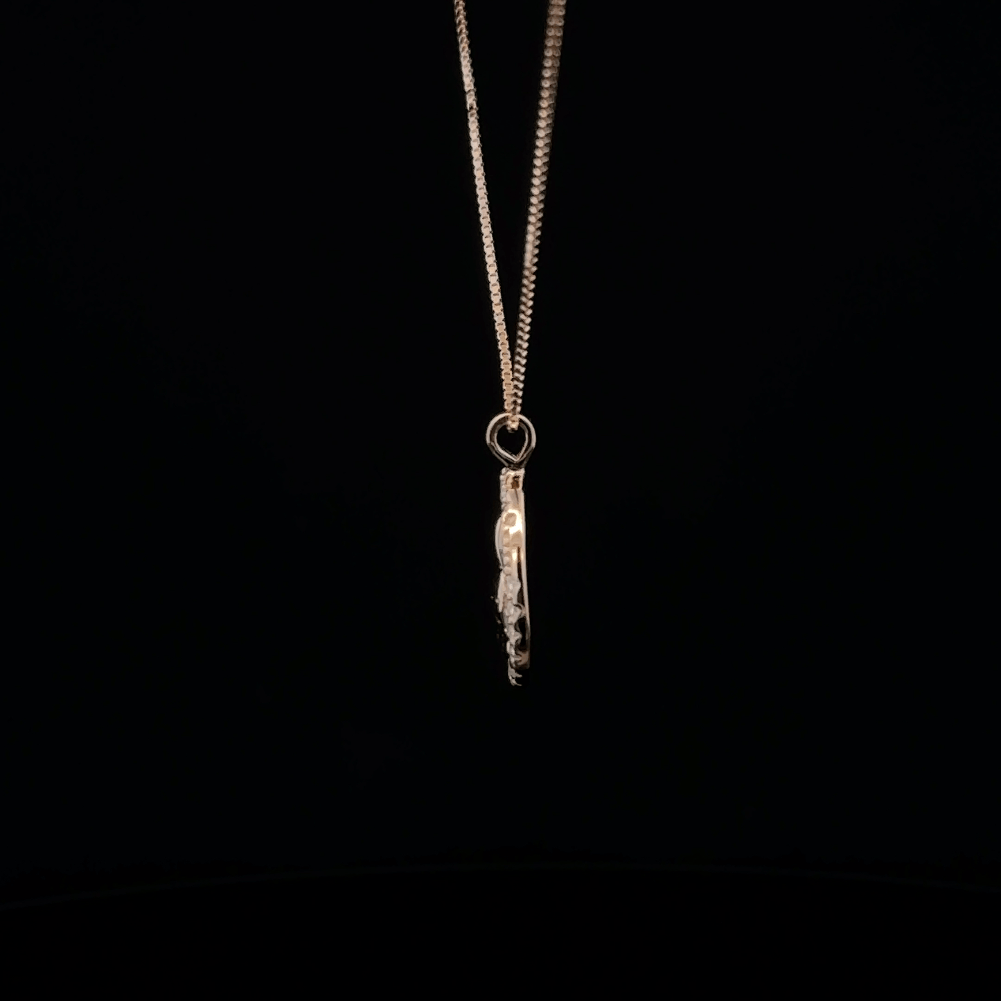 Moon Rosegold Chain With Pendant