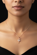 Dancing Rosegold Chain With Pendant