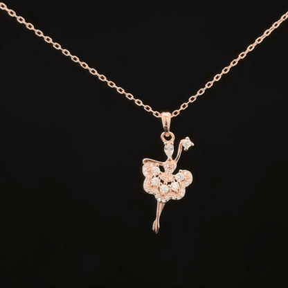 Dancing Rosegold Chain With Pendant
