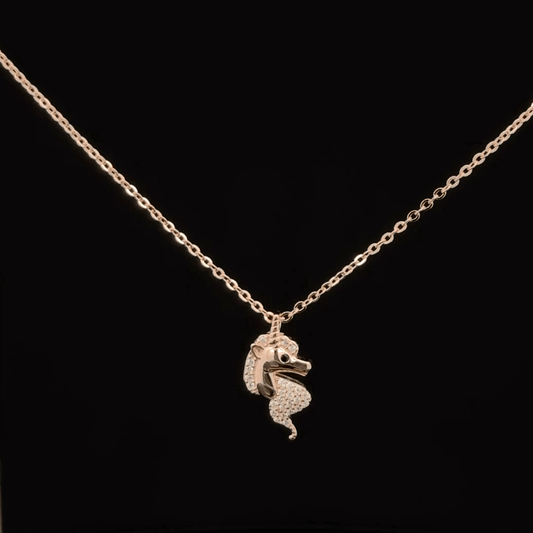 Horse Rosegold Chain With Pendant