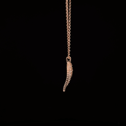 Leaf Rosegold Chain With Pendant