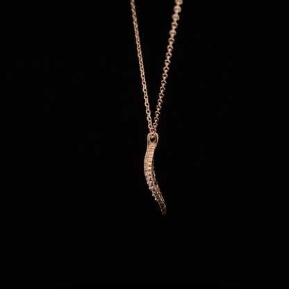 Leaf Rosegold Chain With Pendant