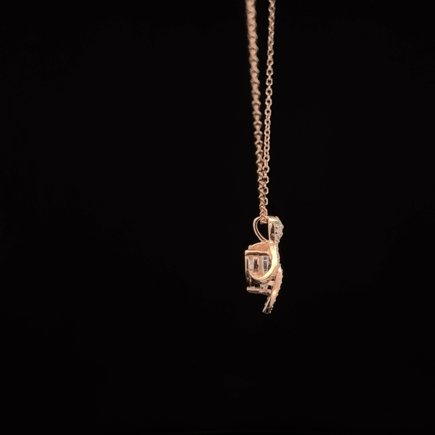 HEART ROSEGOLD CHAIN WITH PENDANT