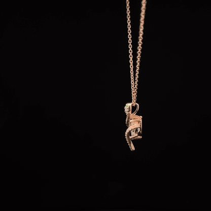 HEART ROSEGOLD CHAIN WITH PENDANT