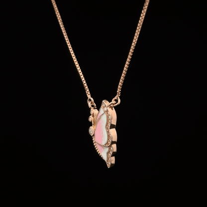 BUTTERFLY ROSEGOLD CHAIN WITH PENDANT