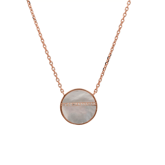 Rosegold Circle Chain With Pendant