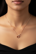 HEART ROSEGOLD CHAIN WITH PENDANT