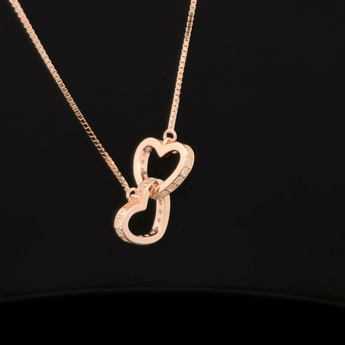 HEART ROSEGOLD CHAIN WITH PENDANT