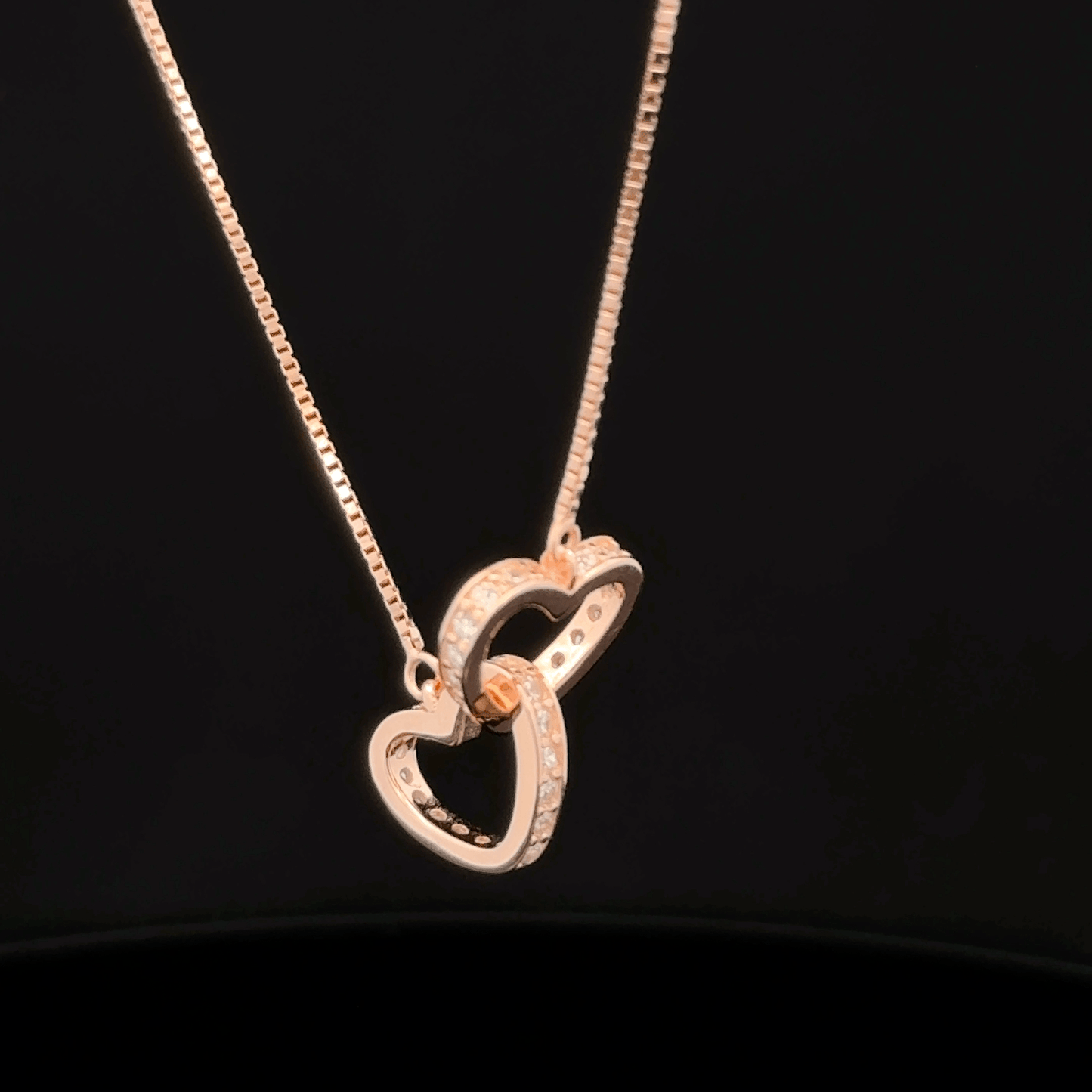 HEART ROSEGOLD CHAIN WITH PENDANT