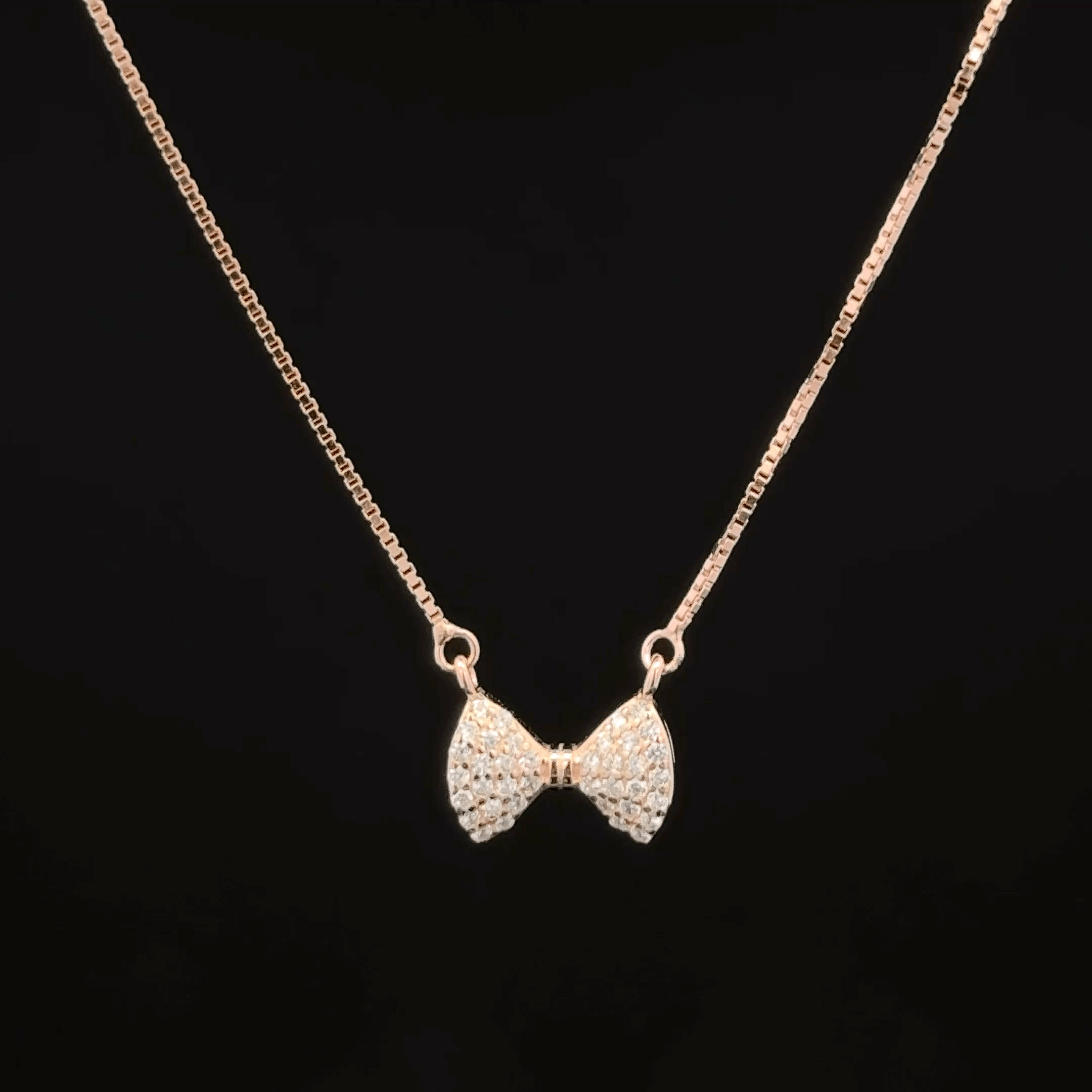 Bow Chain Pendant