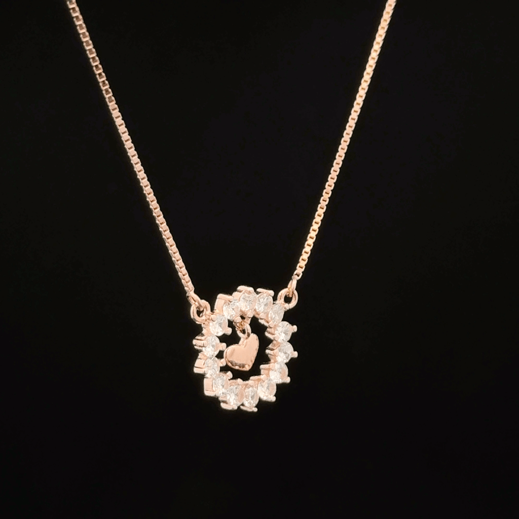 Hanging Heart Chain Pendant
