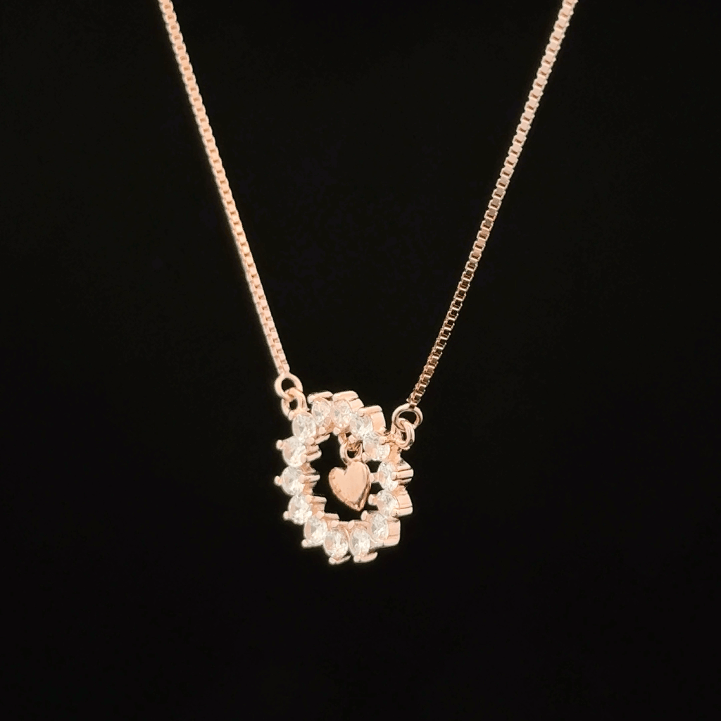 Hanging Heart Chain Pendant