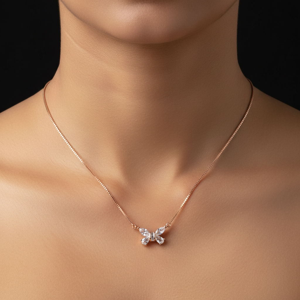 Bow Chain Pendant