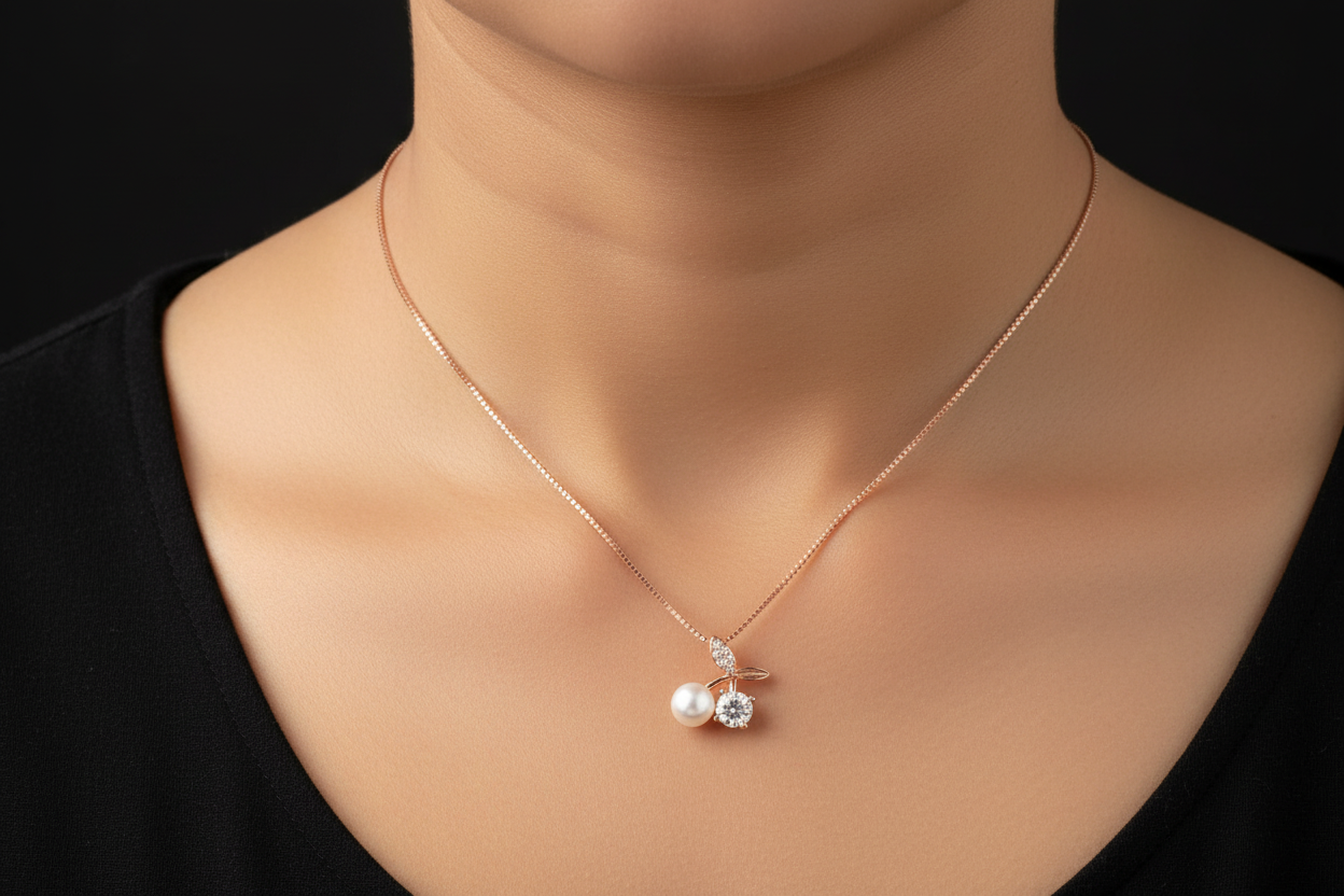 Cherry Chain Pendant