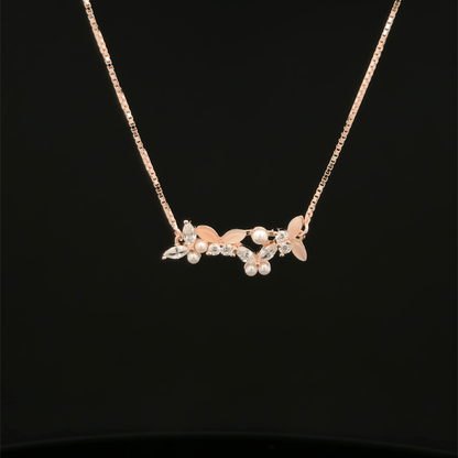 Four Butterfly Chain Pendant