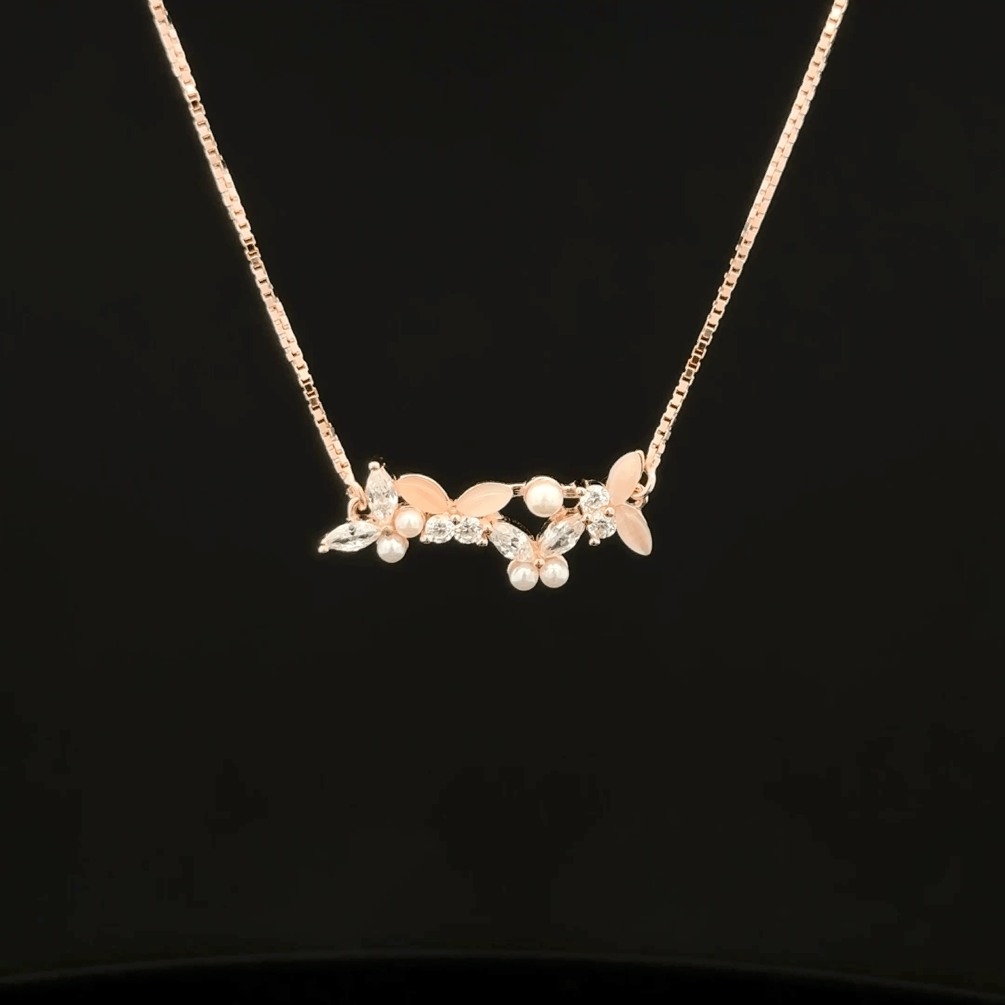 Four Butterfly Chain Pendant