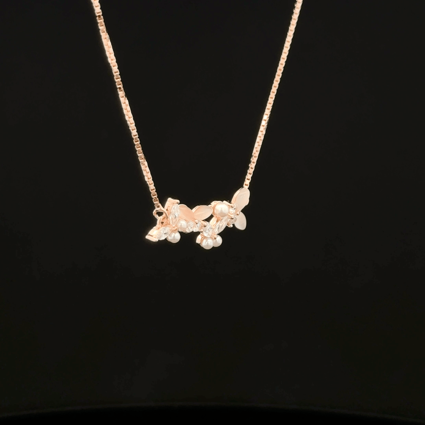 Four Butterfly Chain Pendant