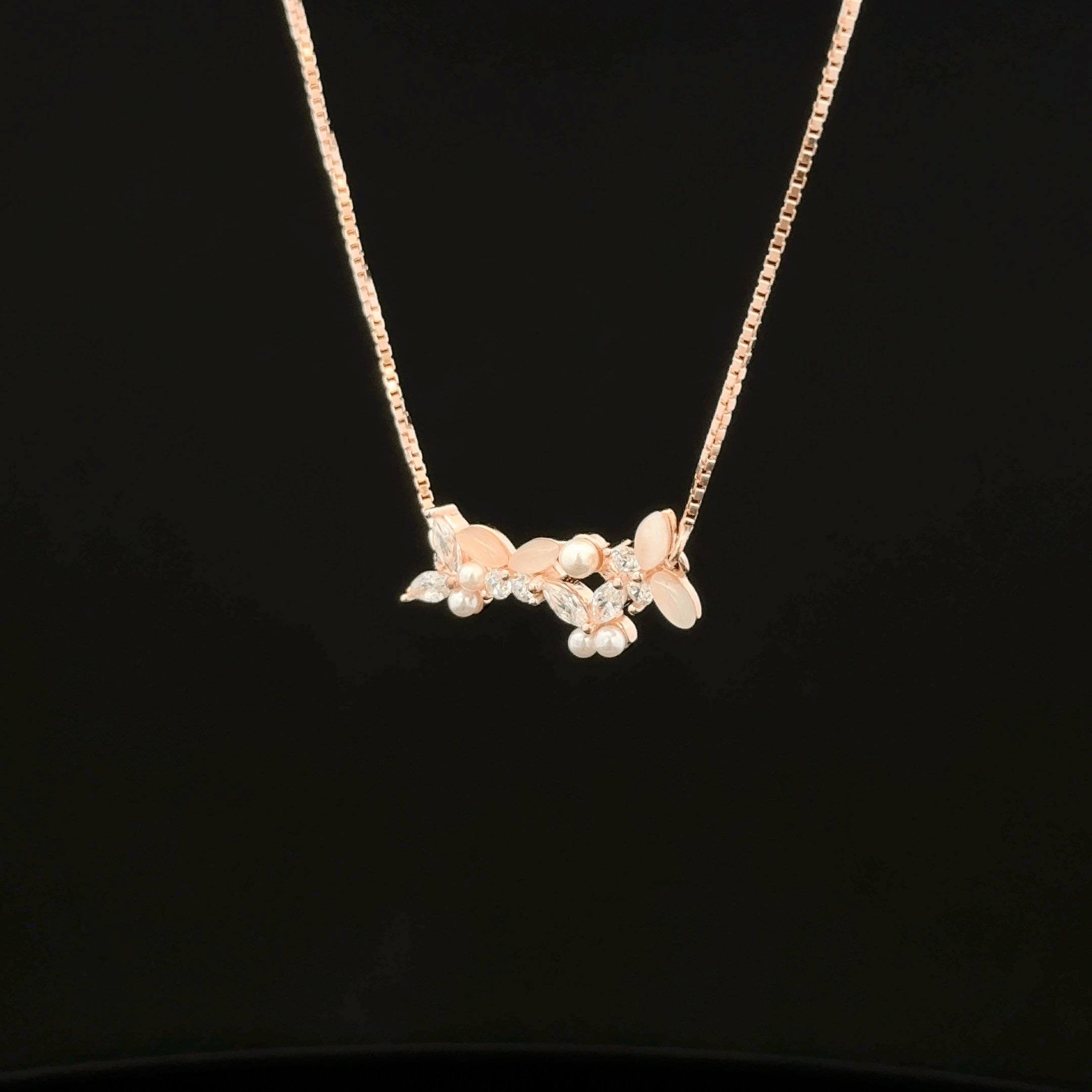 Four Butterfly Chain Pendant