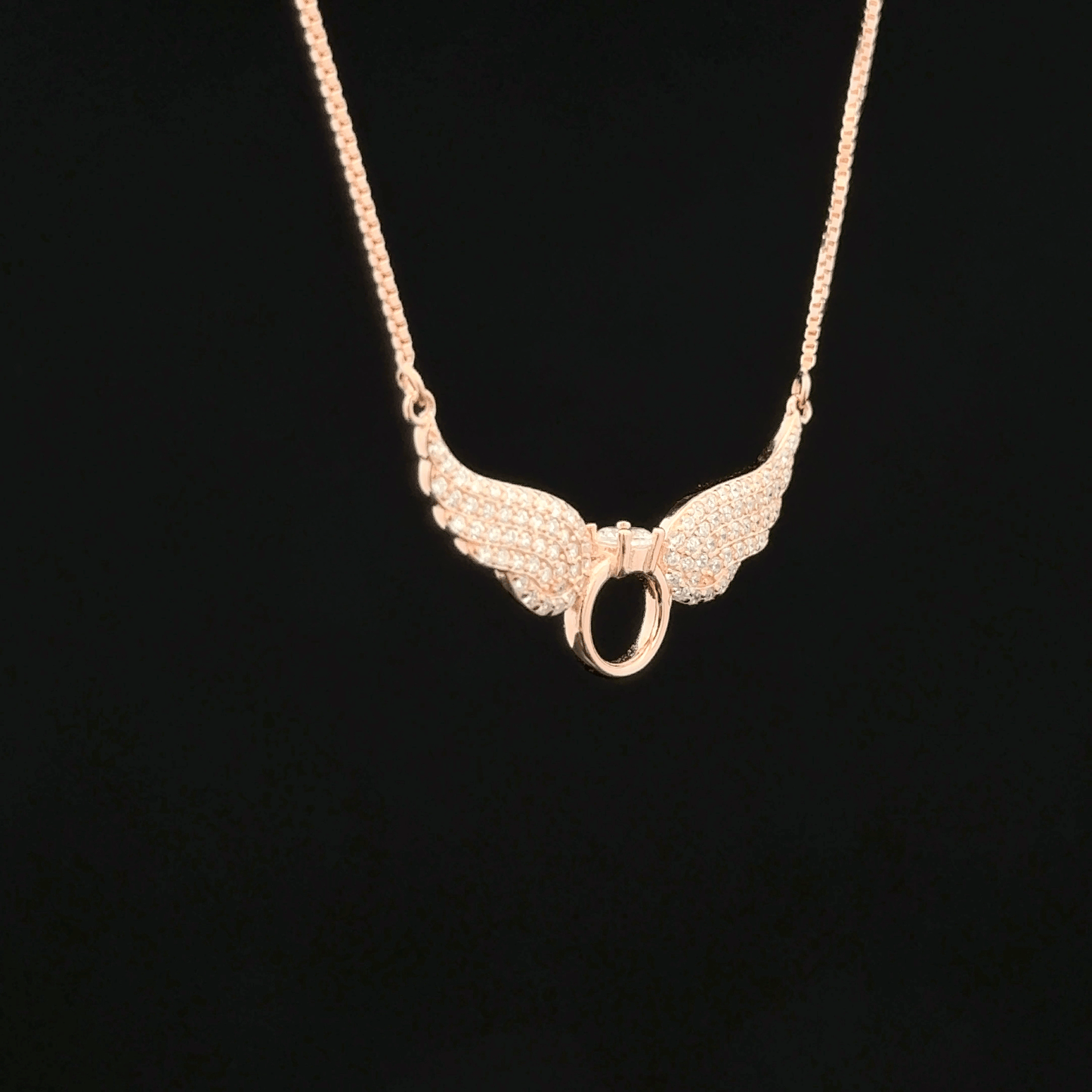 Flying Ring Chain Pendant