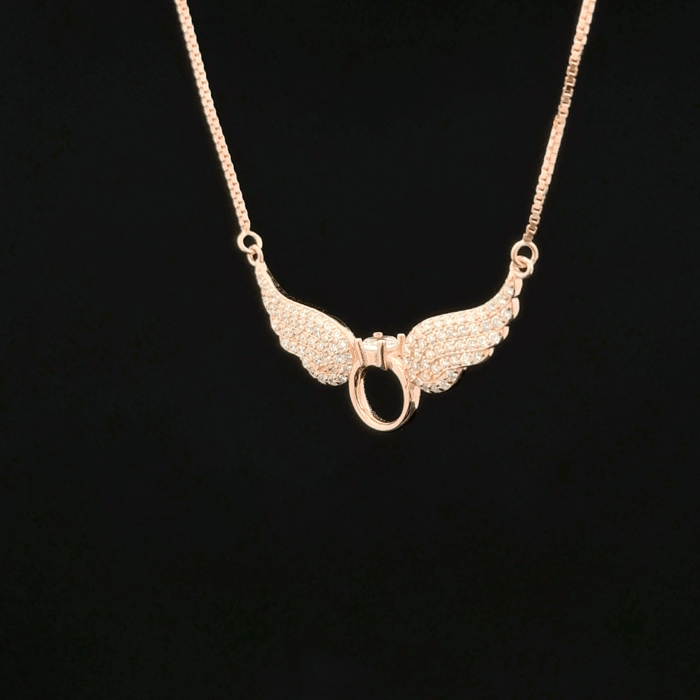 Flying Ring Chain Pendant