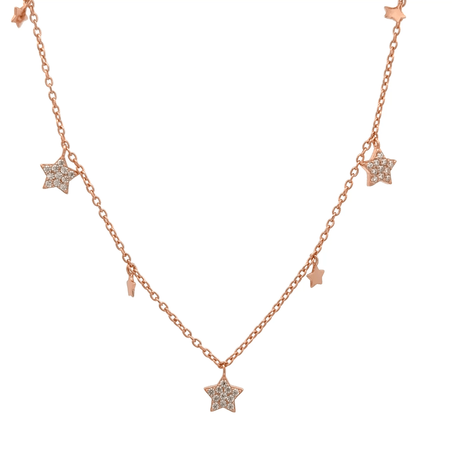 Rosegold Star Chain With Pendant