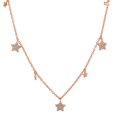 Rosegold Star Chain With Pendant