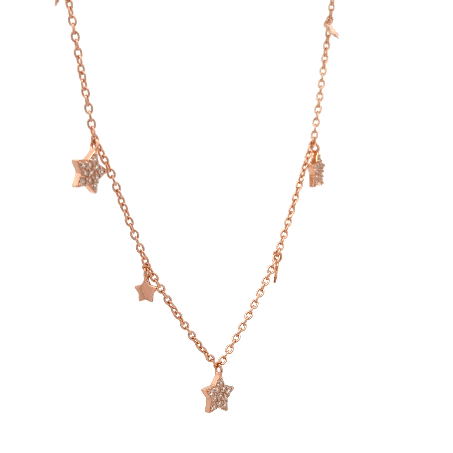 Rosegold Star Chain With Pendant