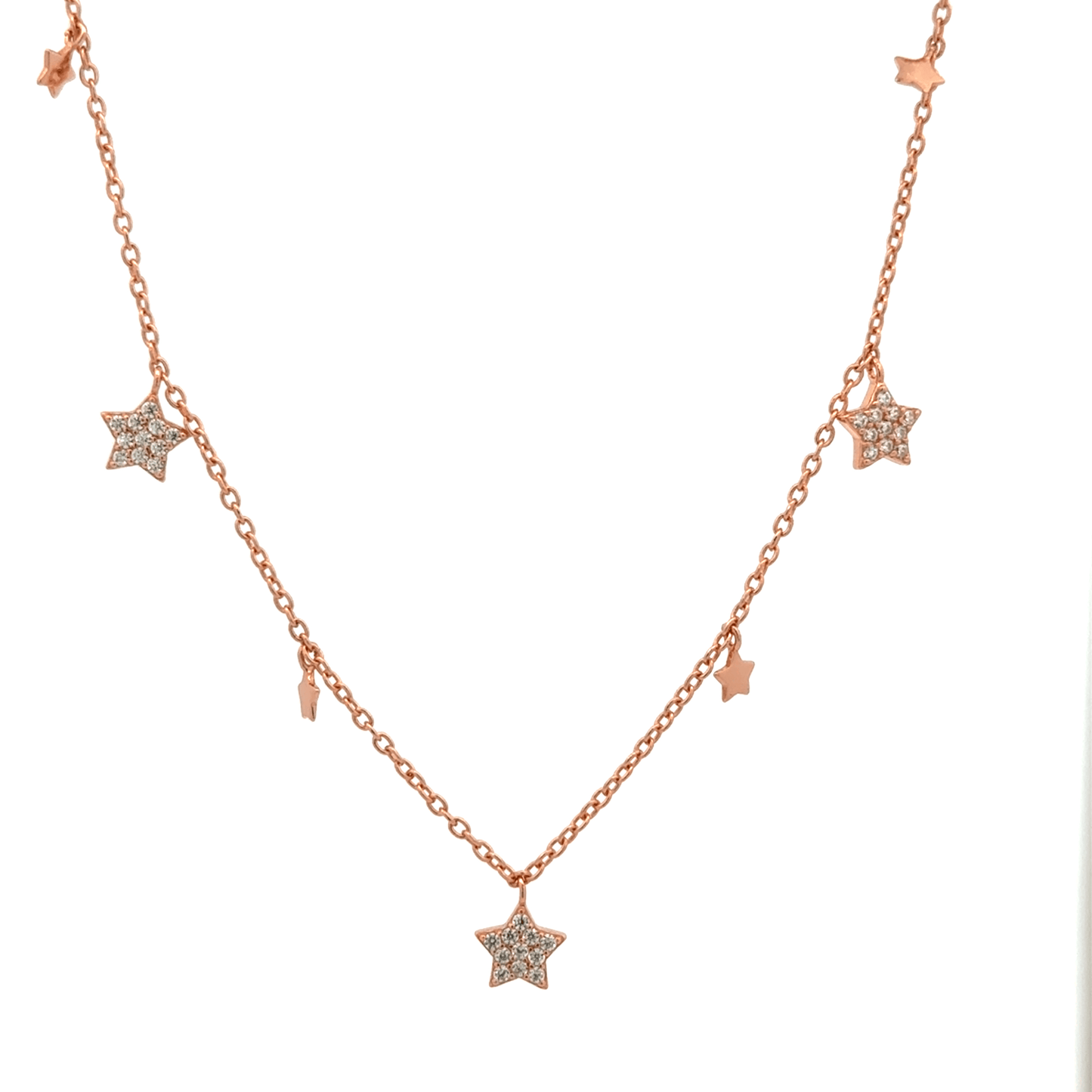 Rosegold Star Chain With Pendant