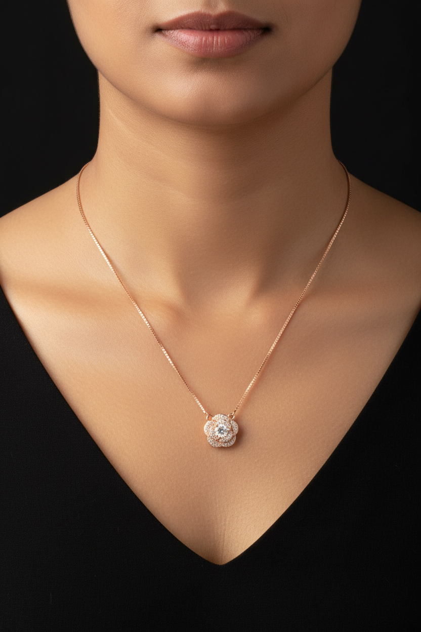 Rose Chain Pendant