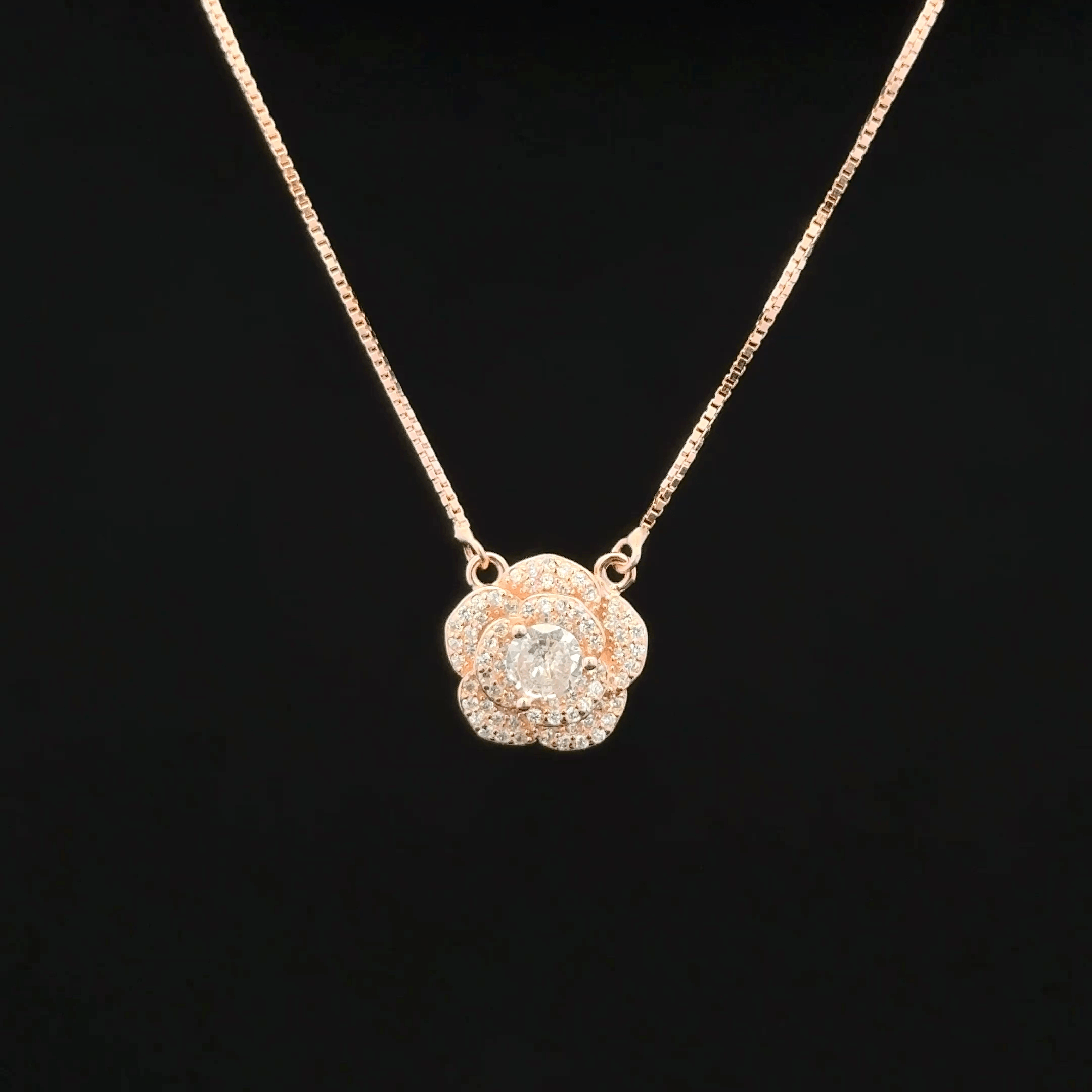 Rose Chain Pendant