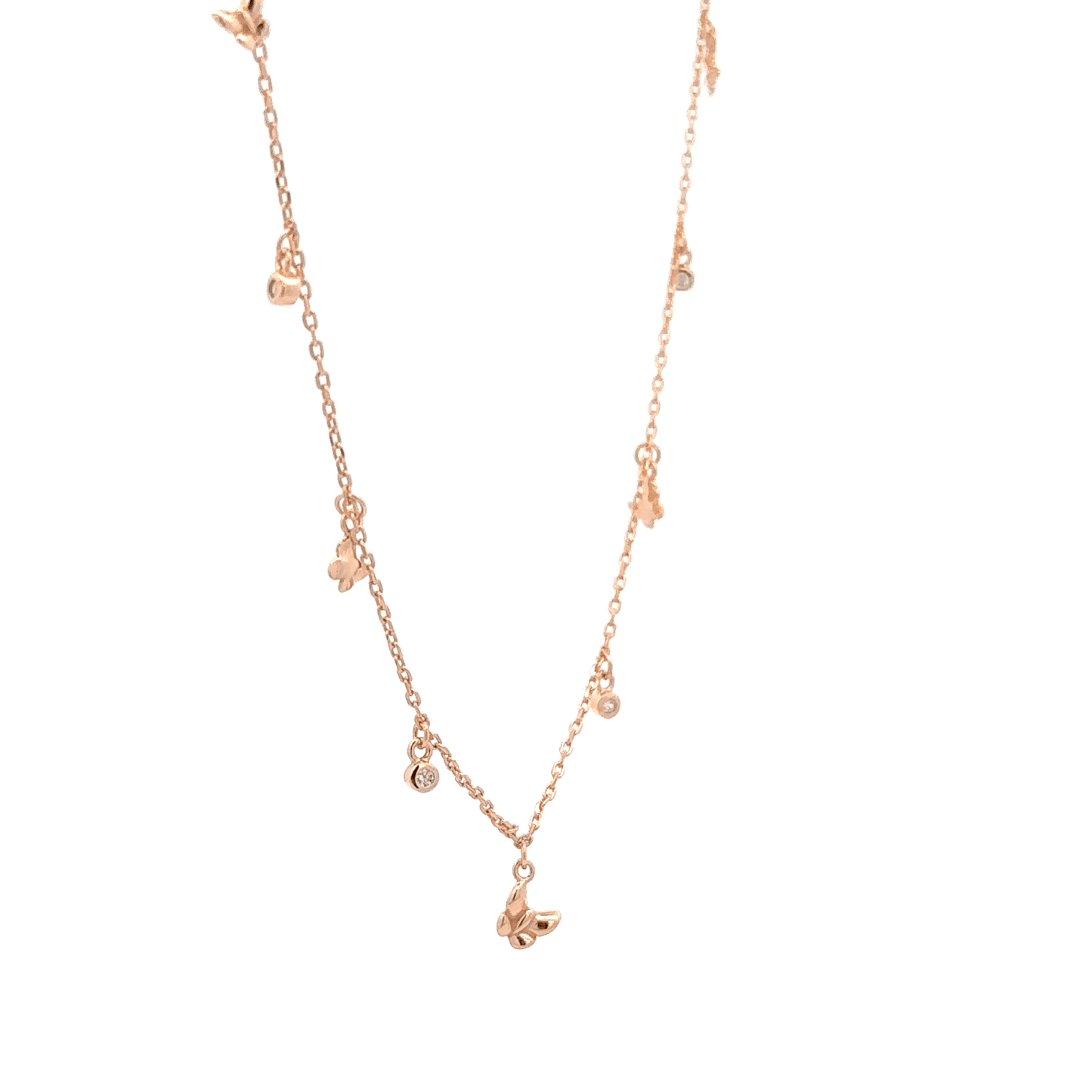 Rosegold Charms Chain With Pendant