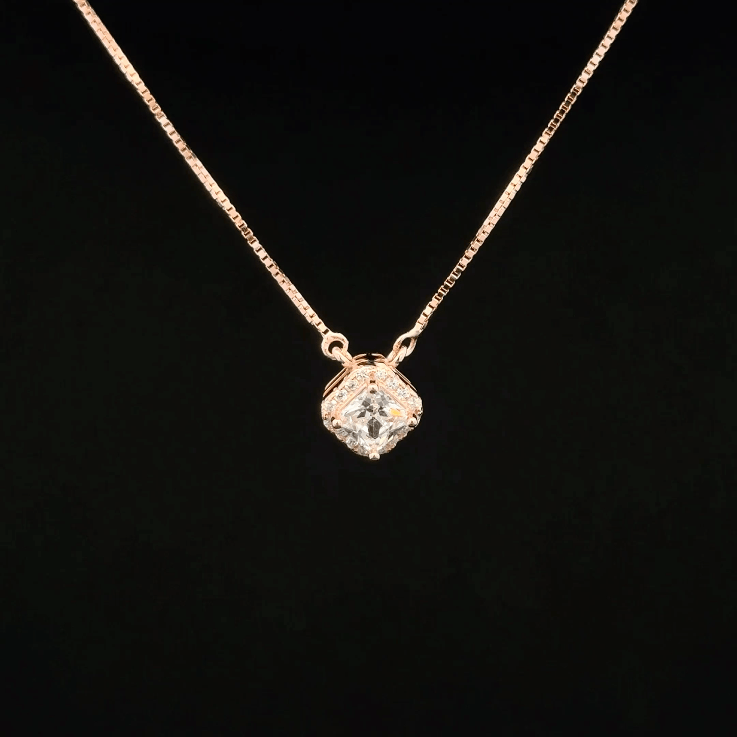 Square Chain Pendant