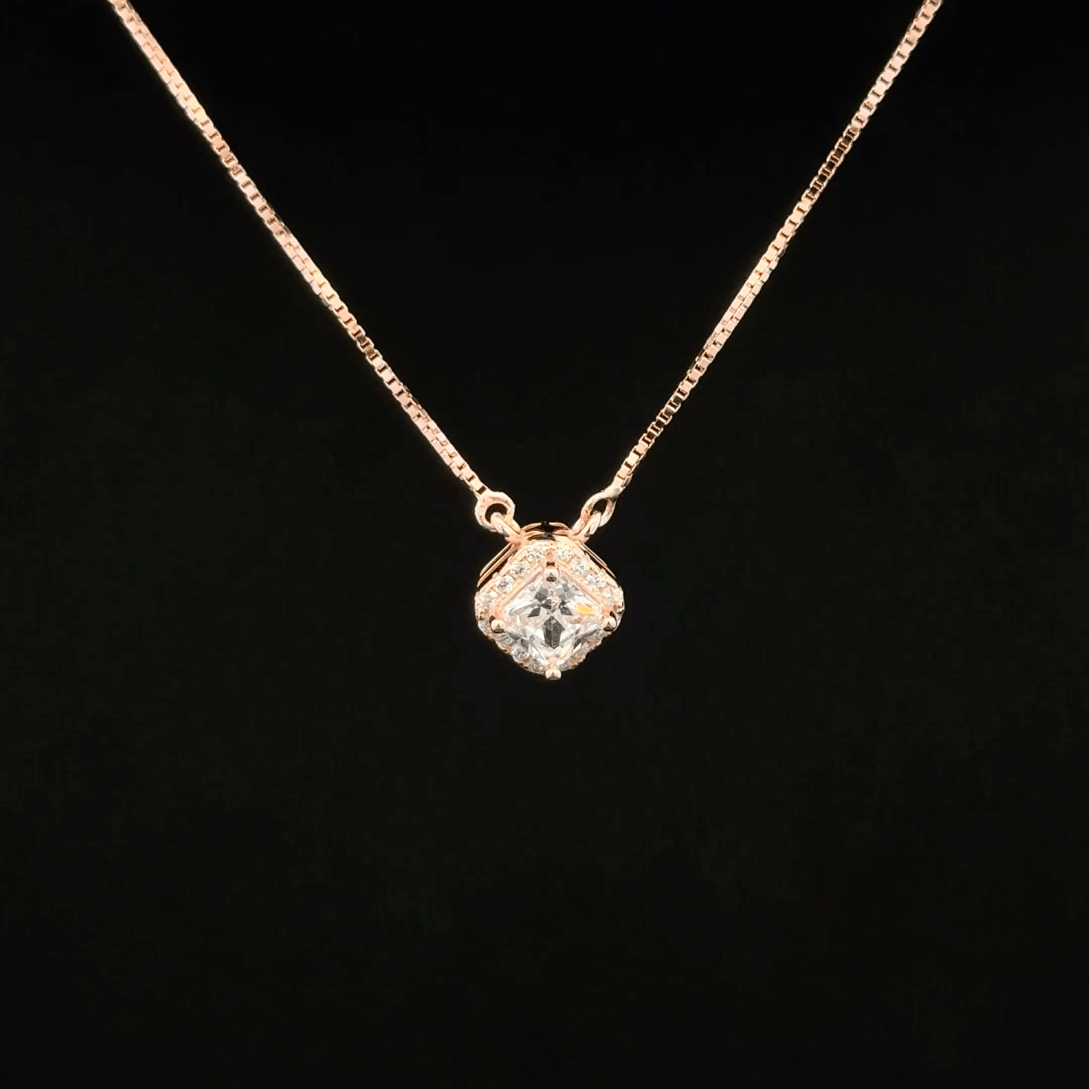 Square Chain Pendant