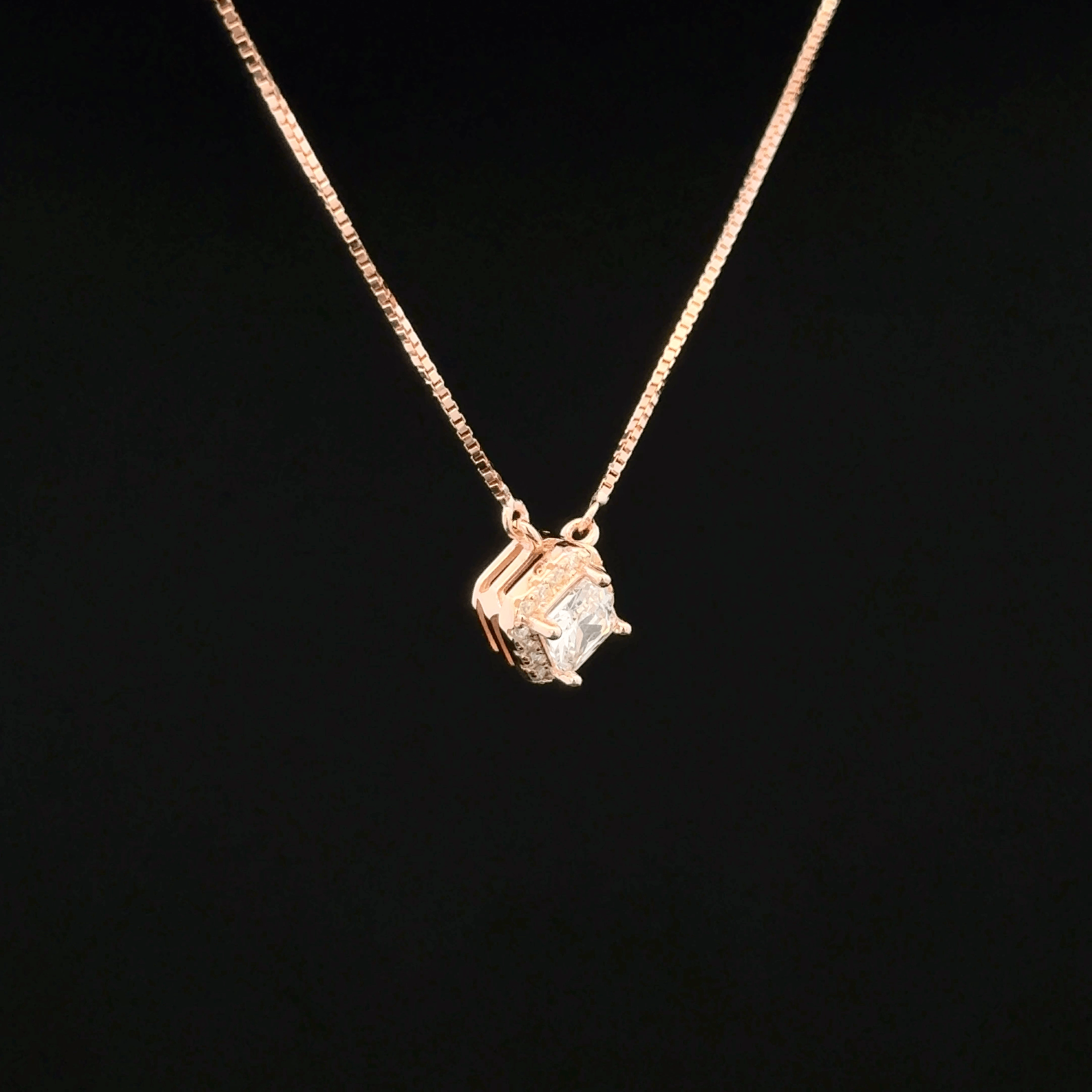 Square Chain Pendant