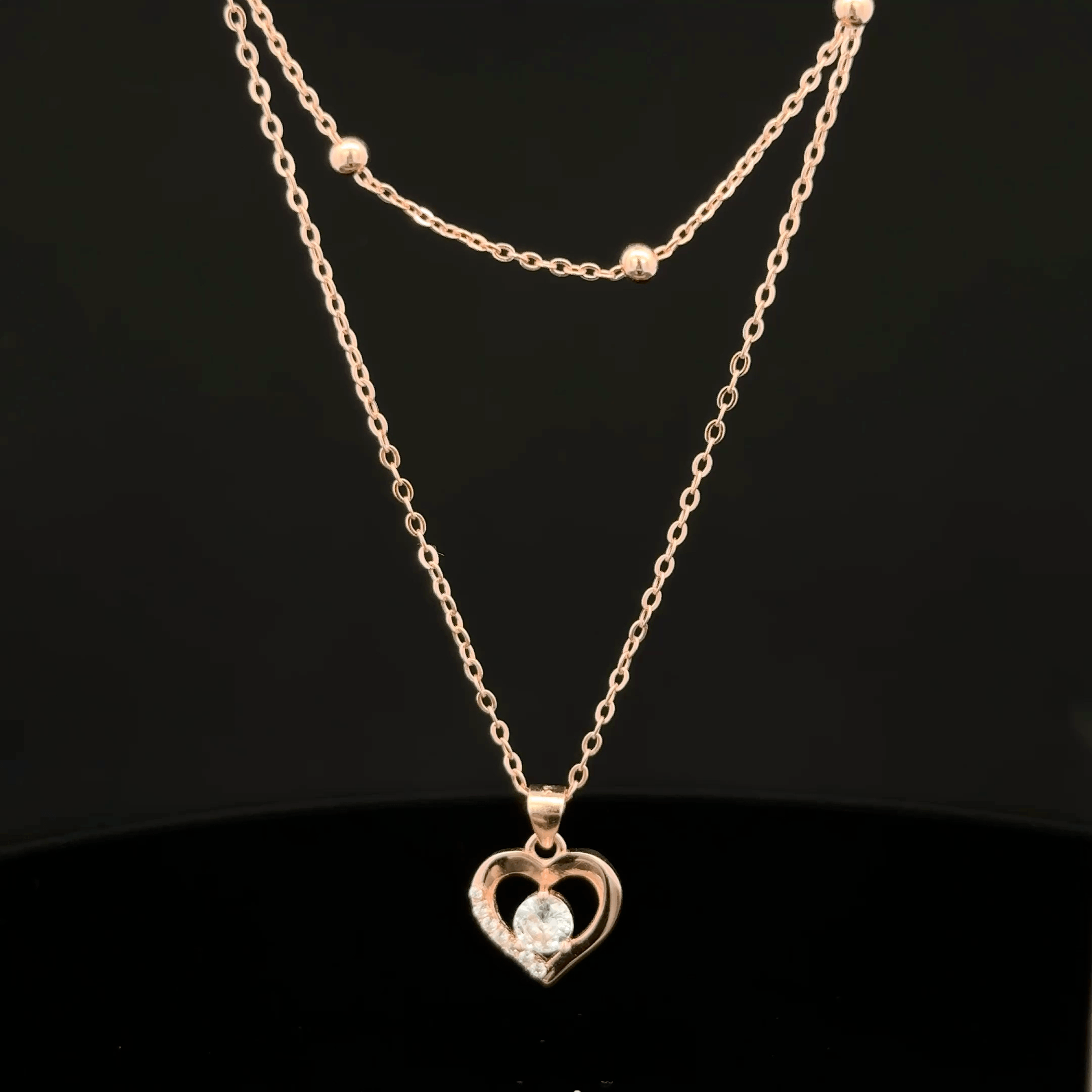 Heart Double Layer Chain