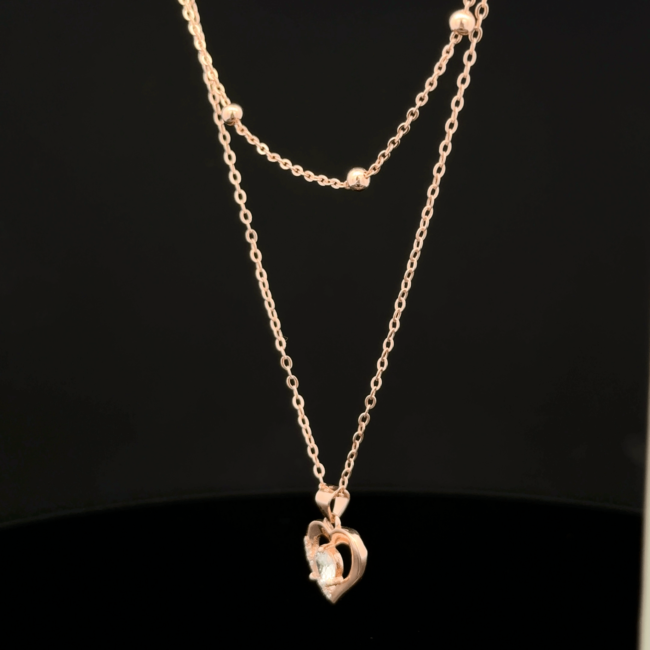 Heart Double Layer Chain