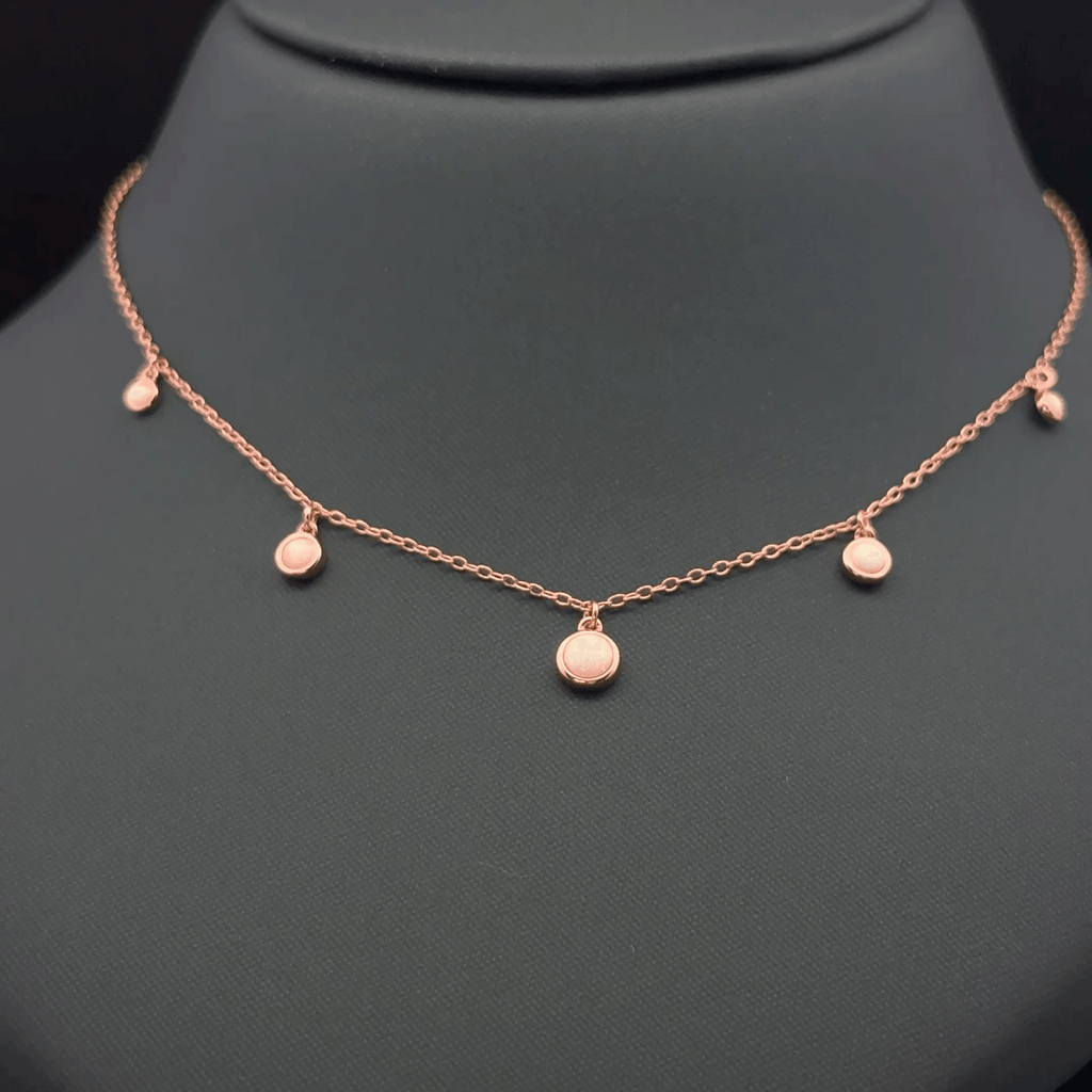 Pink pearl charm
