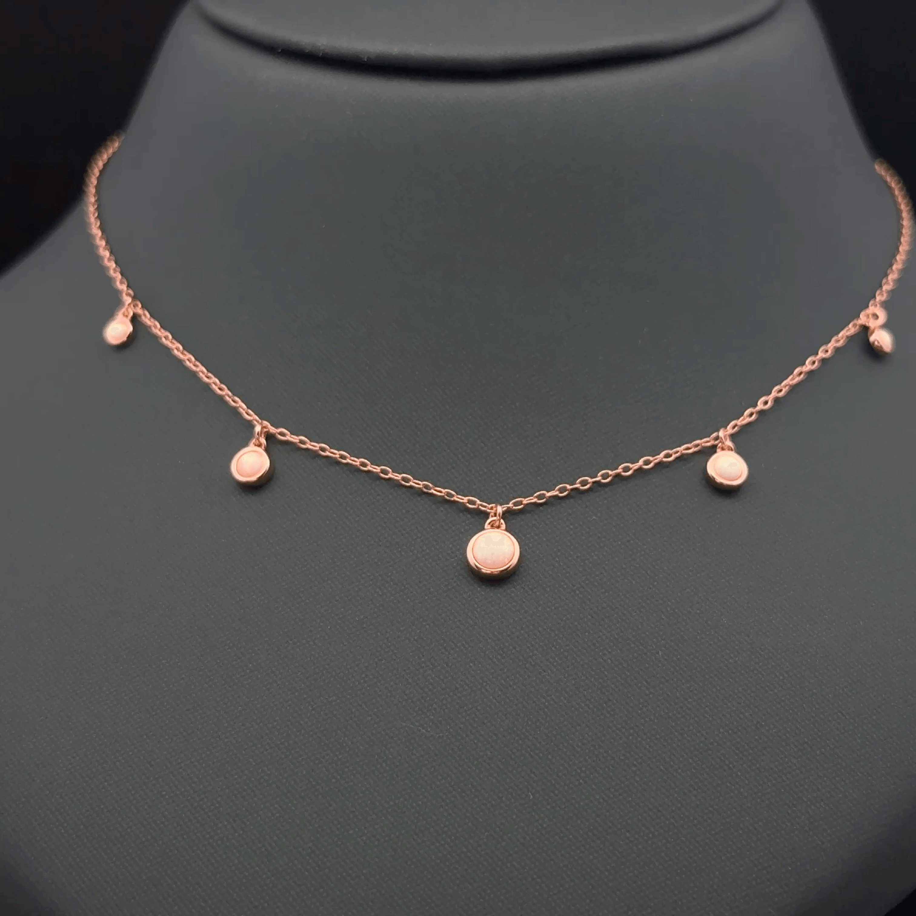 Pink pearl charm