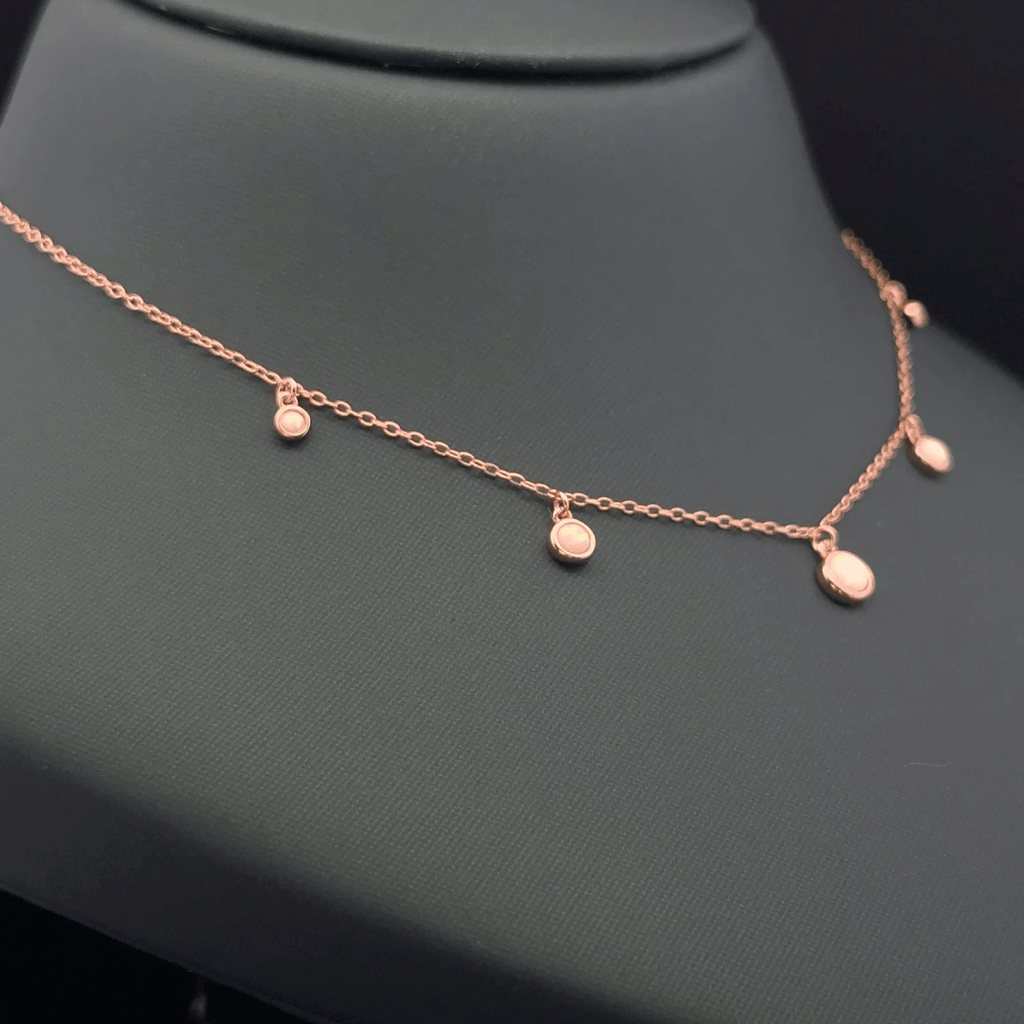 Pink pearl charm
