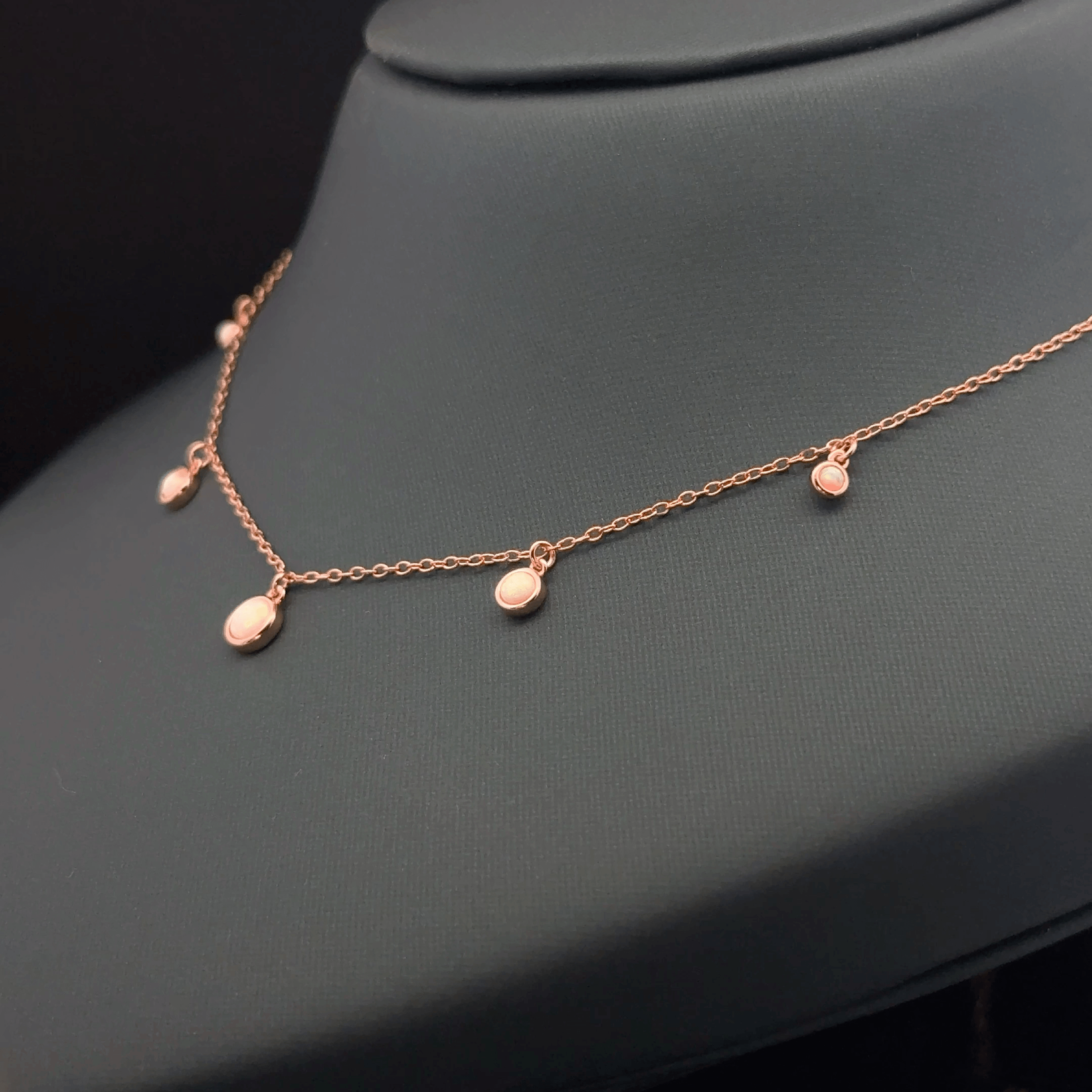 Pink pearl charm