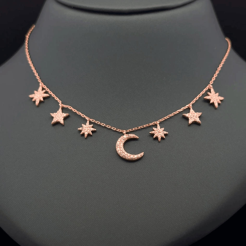 Moon and star