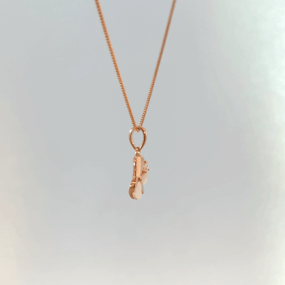 Rosegold Flower Chain with pendant