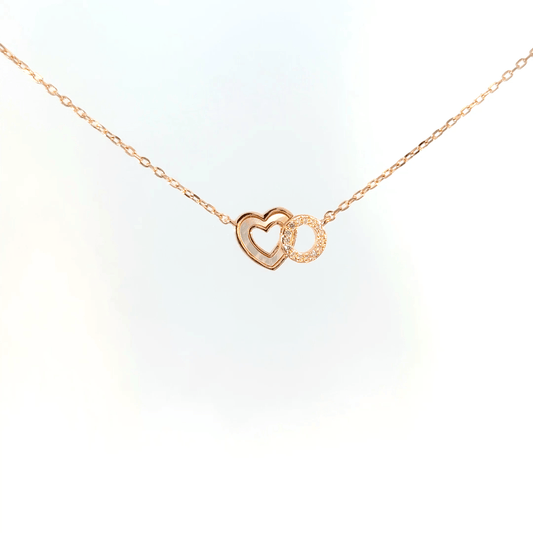 Rosegold Heart Chain With Pendant